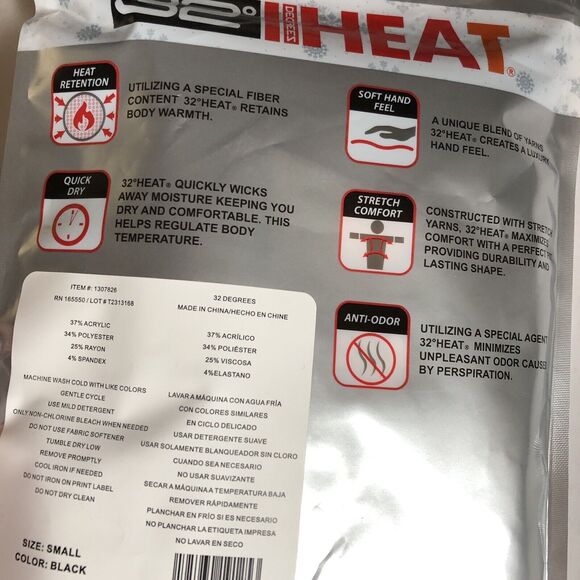 Kids 32 Degrees Heat Long Sleeve Crew Neck + Legging 2-Pack Set Gray Small NEW - Picture 6 of 7